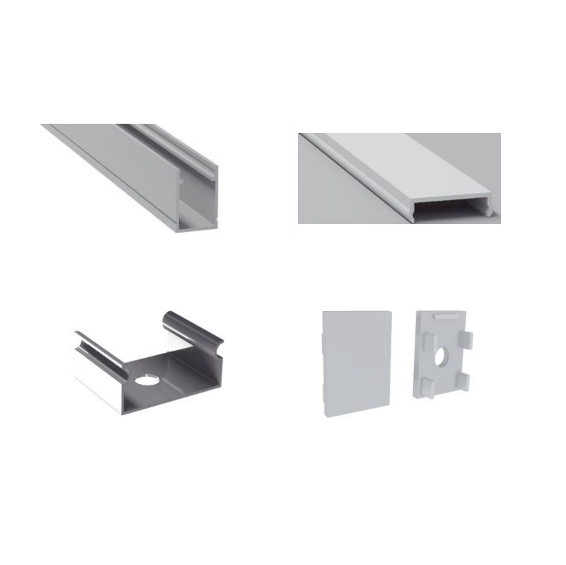 Mini LED U Aluminum Channel For 12mm LED Strip Light Mini LED U Aluminum Channel For 12mm LED Strip Light